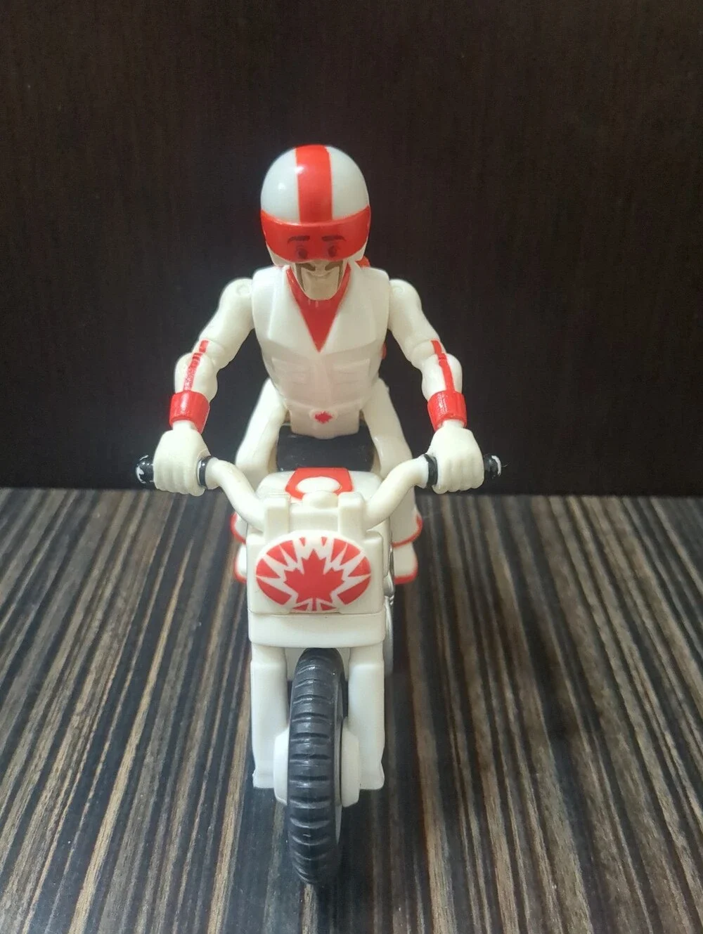Disney Pixar Toy Story 4 Duke Caboom with Motorcycle Pull 'N Go